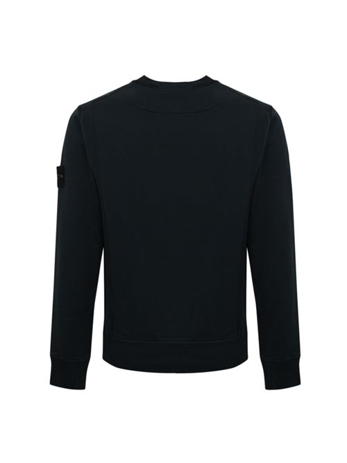 Felpa 6100060 in cotone Navy Blue STONE ISLAND | 6100060S0051V0020